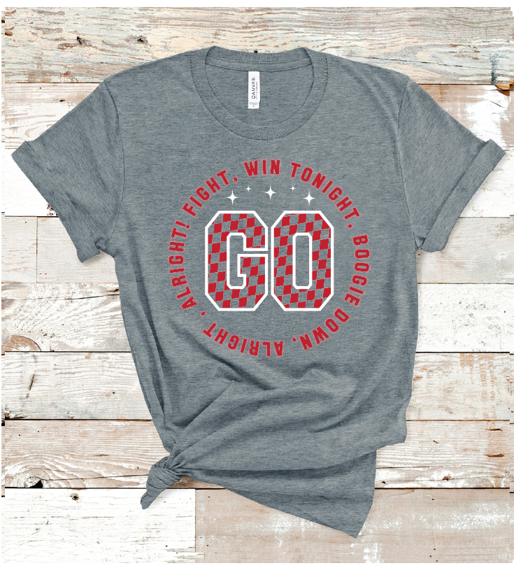 2023 GROOM GO FIGHT RED (D GRAY)