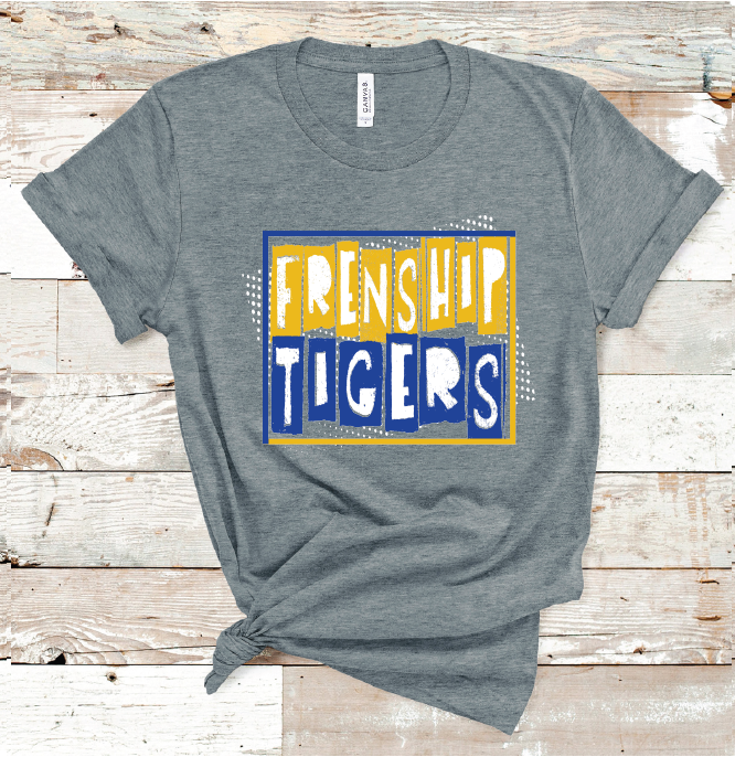 2023 FRENSHIP TIGERS ART (B D GRAY)