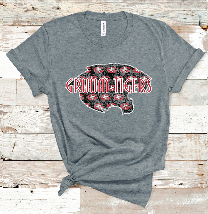 2023 GROOM TIGERS GRUNGE (D GRAY)