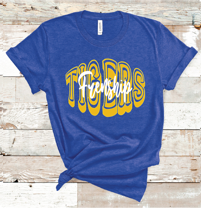 2023 FRENSHIP TIGERS BUBBLE (HEATHER BLUE)