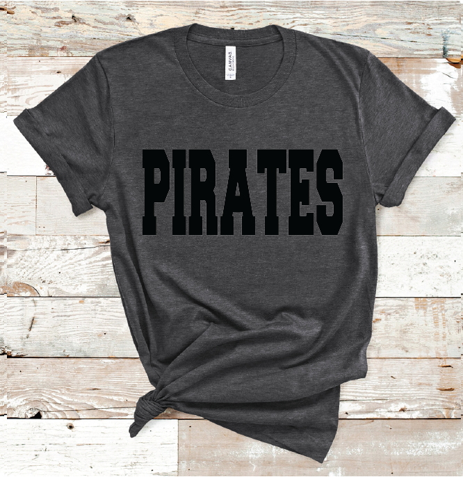 2023 LUBBOCK PIRATES BLACK (HEATHER CHARCOAL)