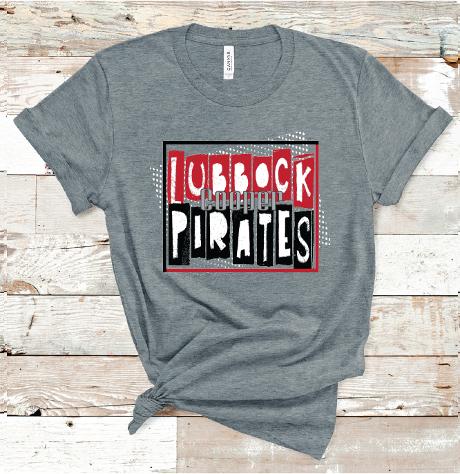 2023 LUBBOCK PIRATES ART (B D GRAY)