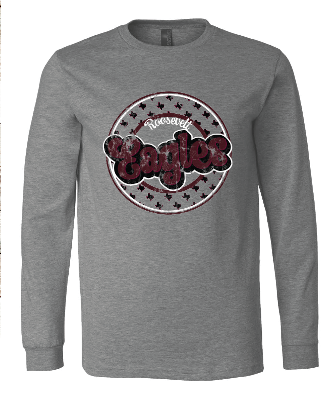 2023 ROOSEVELT LONG SLEEVE- MULTIPLE DESIGN OPTIONS (HEATHER GRAY)