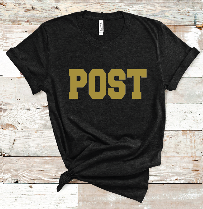 2023 POST GOLD (HEATHER BLACK)