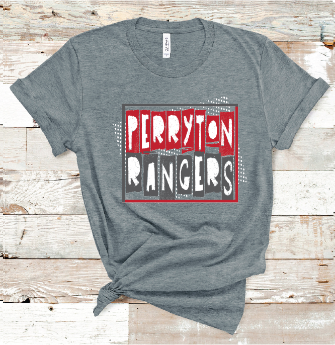 2023 PERRYTON RANGERS ART (D GRAY )