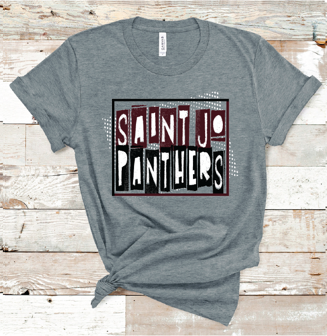 2023 SAINT JO PANTHERS ART (B D GRAY)