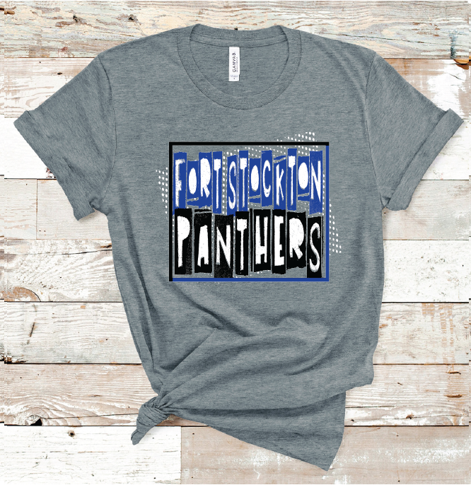 2023 FORT STOCKTON PANTHERS ART (B D GRAY)