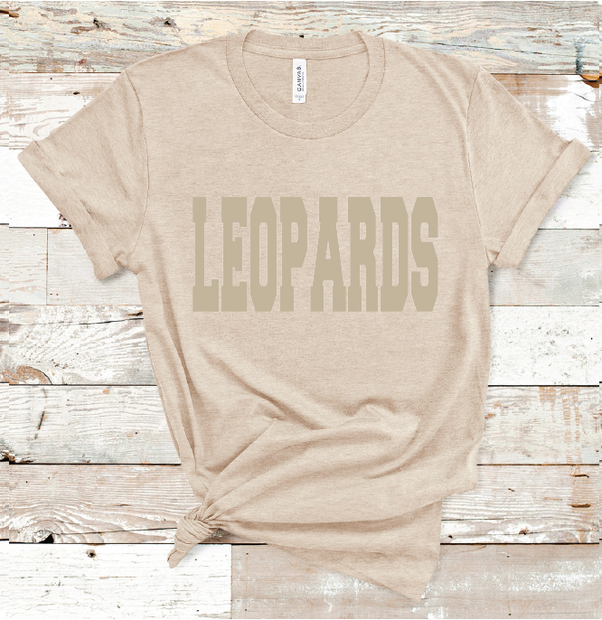 2023 NEW HOME LEOPARDS TAN (HEATHER TAN)