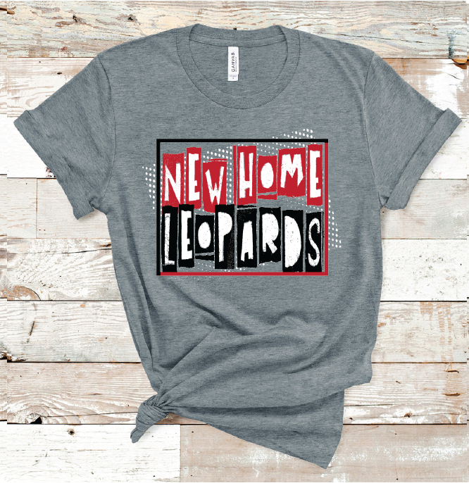 2023 NEW HOME LEOPARDS ART (B D GRAY)