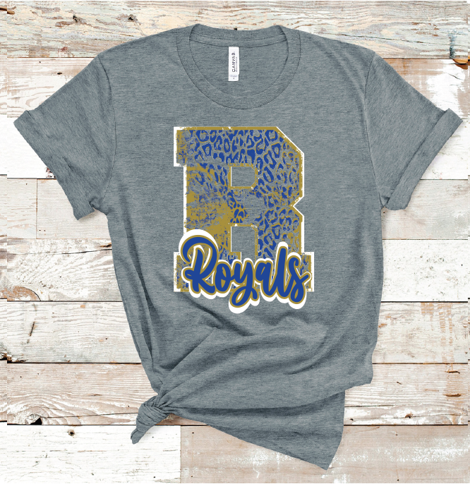 2023 RUNNELS ROYALS LEO LETTER (B D GRAY)
