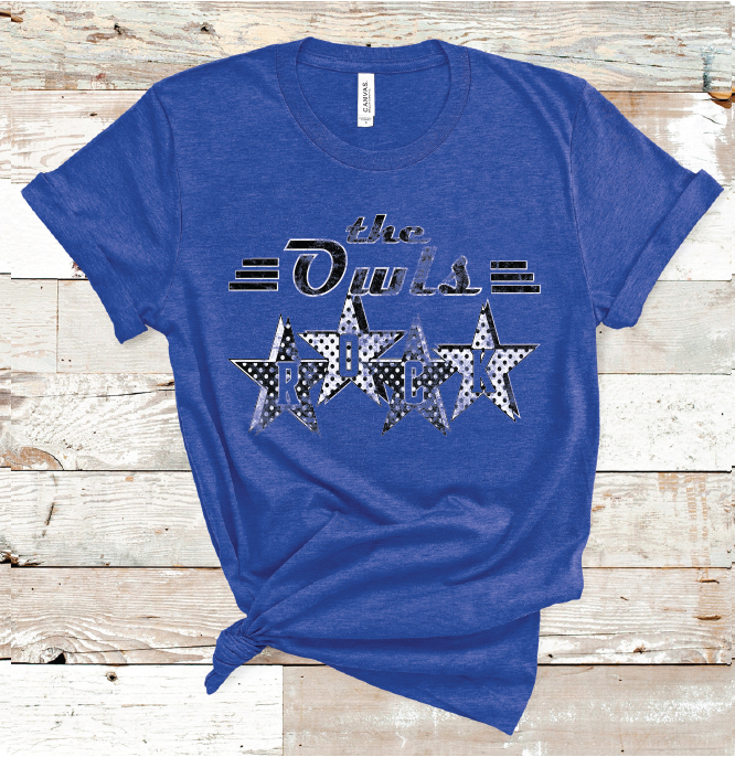 2023 OWLS ROCK (HEATHER BLUE)