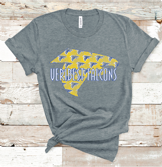 2023 VERIBEST FALCONS GRUNGE (D GRAY )