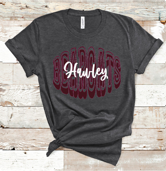 2023 HAWLEY BEARCATS BUBBLE (HEATHER CHARCOAL)