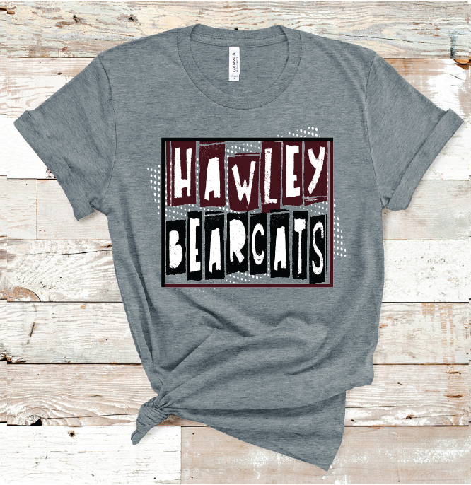 2023 HAWLEY BEARCATS ART (B D GRAY)