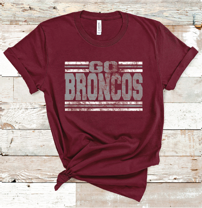 2023 CLARENDON GO BRONCOS (MAROON)