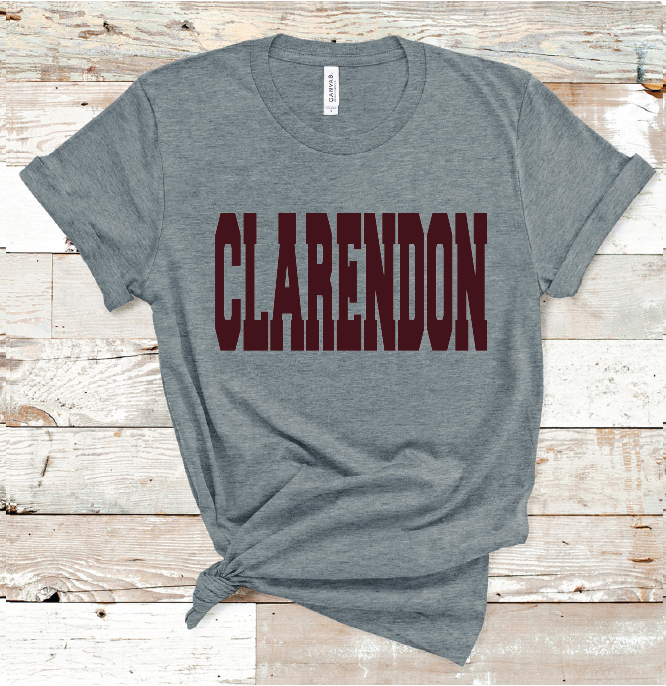 2023 CLARENDON MAROON (D GRAY)