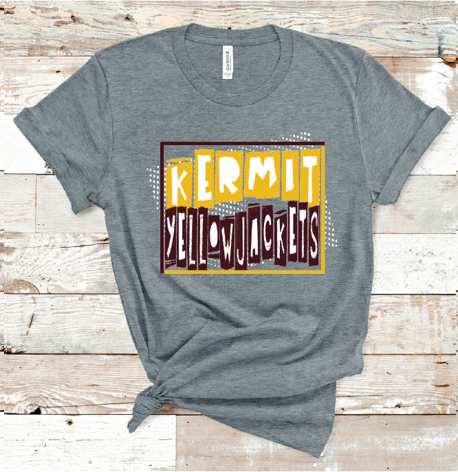 2023 KERMIT YELLOWJACKETS ART (B D GRAY)