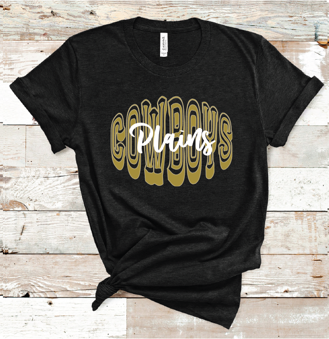 2023 PLAINS COWBOYS BUBBLE (HEATHER BLACK)