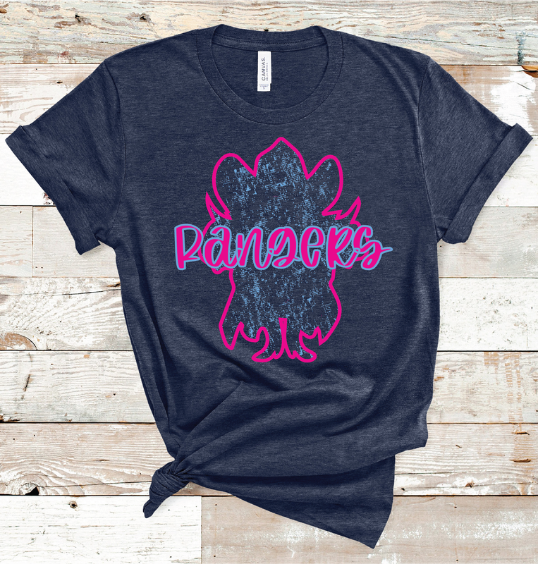 2024 GREENWOOD PINK MASCOT (HEATHER NAVY)