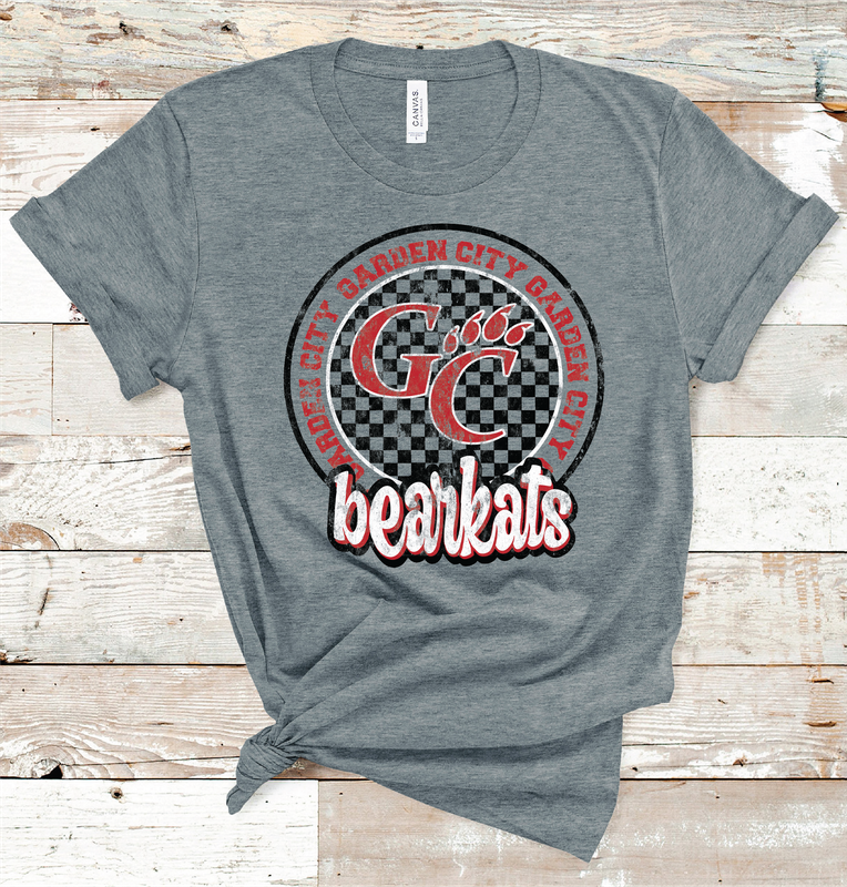 2024 GARDEN CITY  CHECKERED CIRCLE  (DARK GRAY)