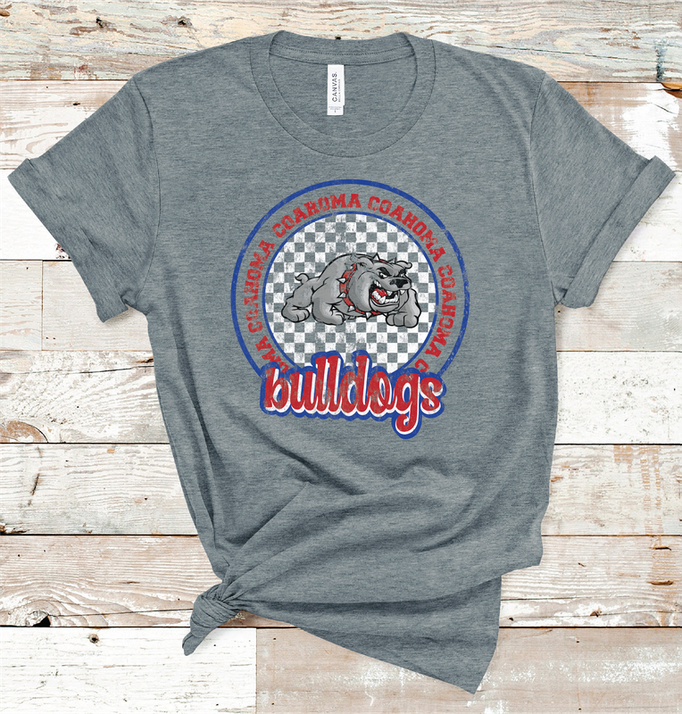2024 COAHOMA CHECKERED CIRCLE  (DARK GRAY)