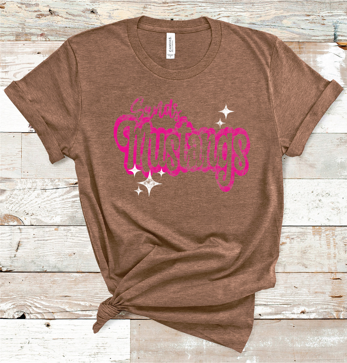 2024 SANDS MUSTANG PINK WORDING (HEATHER BROWN)