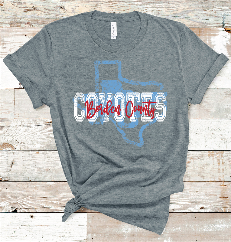 2024 BORDEN COUNTY VINTAGE MASCOT  (DARK GRAY)