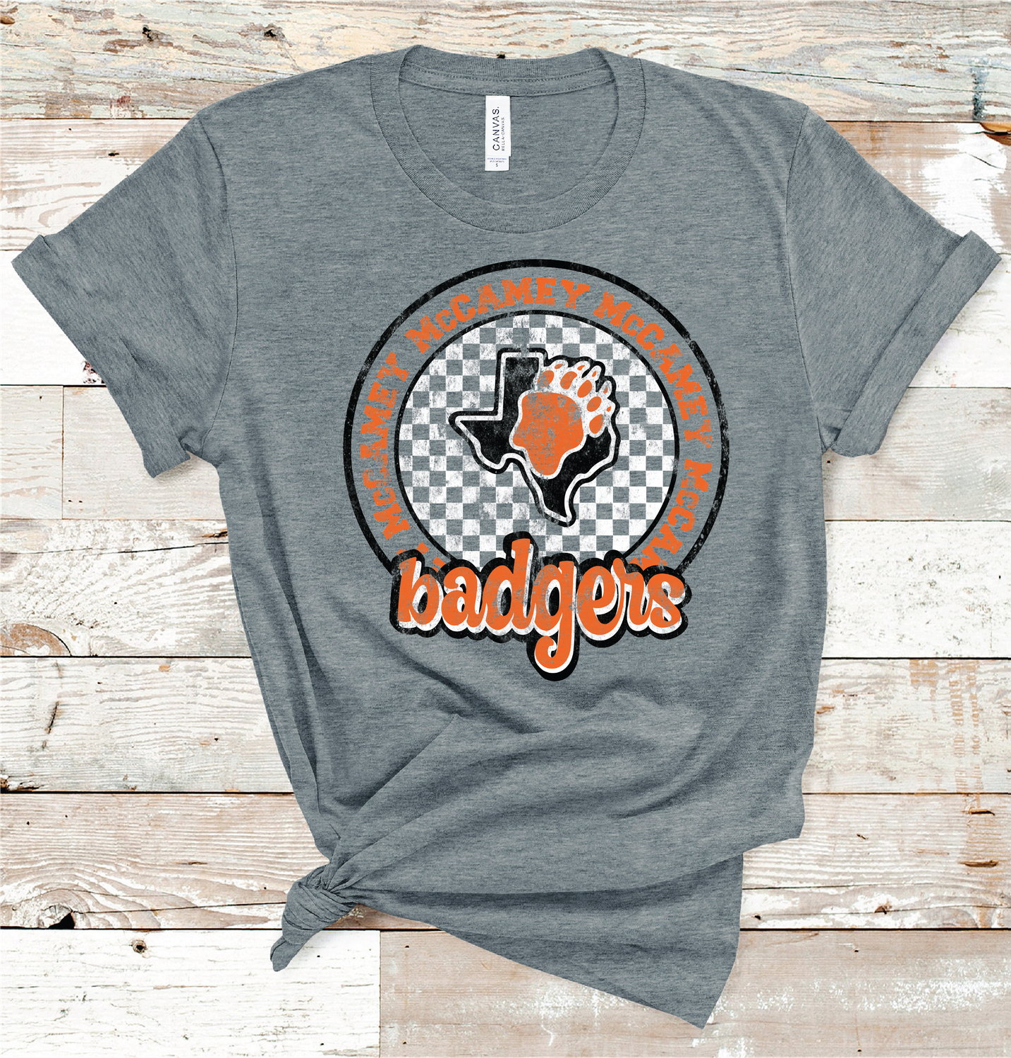 2024 MCCAMEY CHECKERED CIRCLE( DARK GRAY)