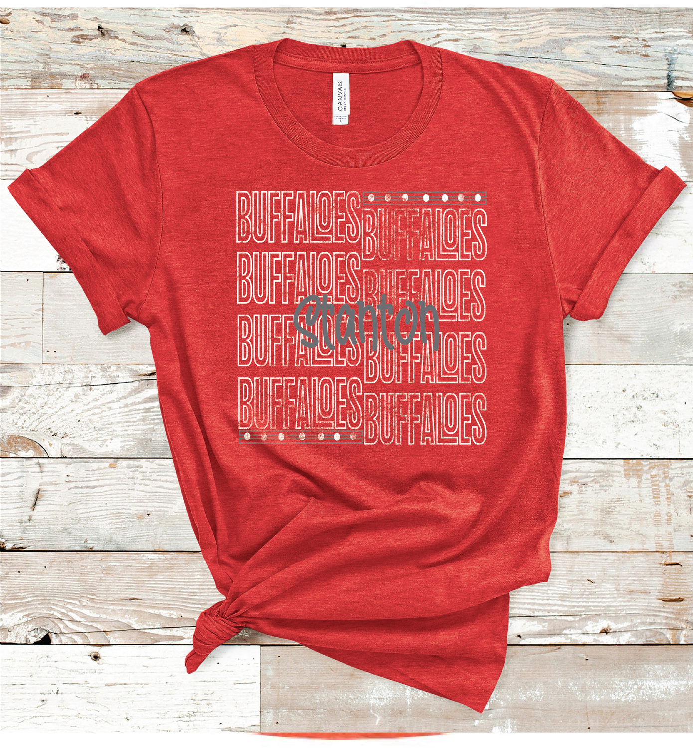 2024 STANTON BUFFALOES OUTLINE ( HEATHER RED)