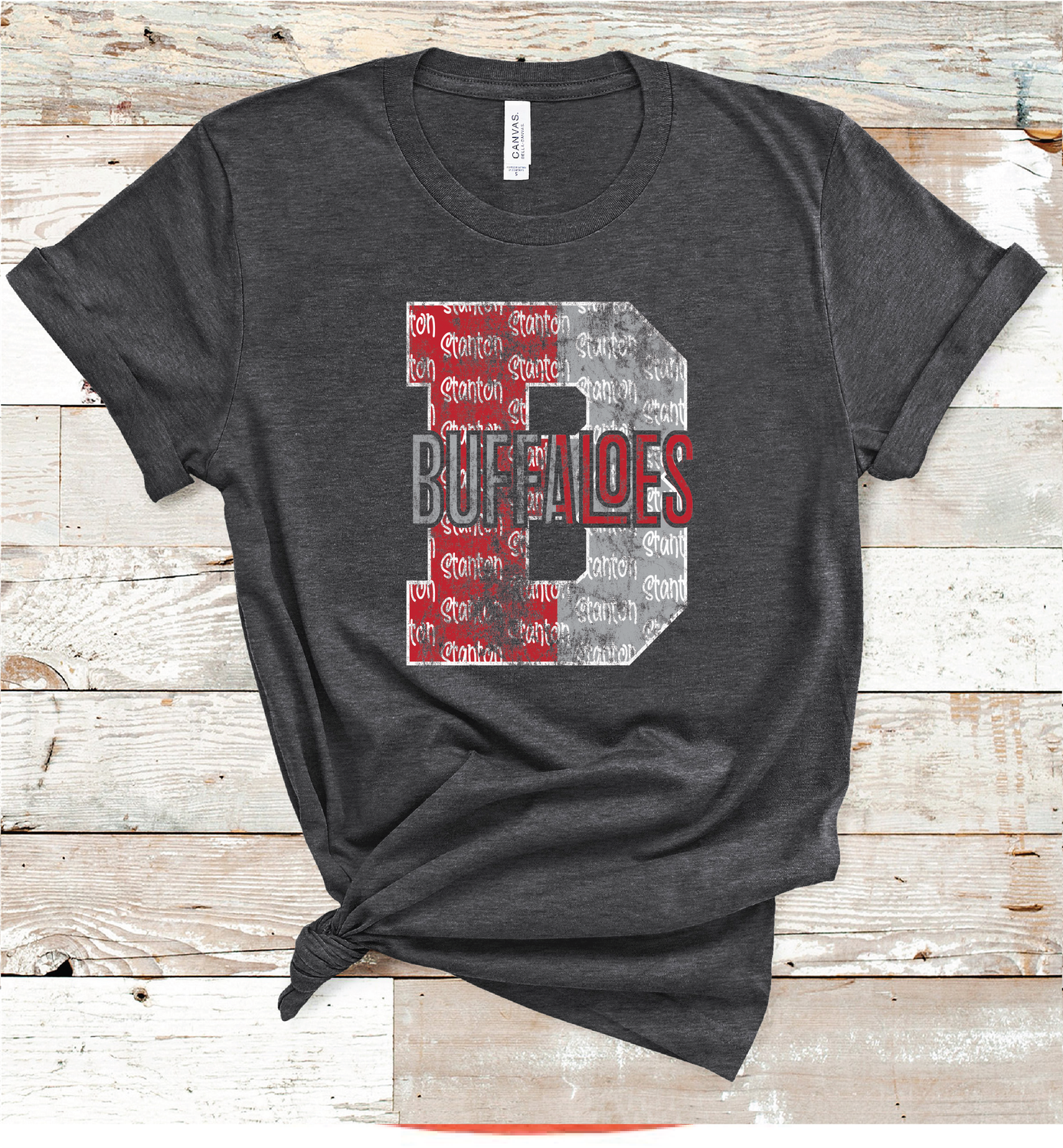 2024 STANTON BUFFALOES LETTER ( HEATHER CHARCOAL)