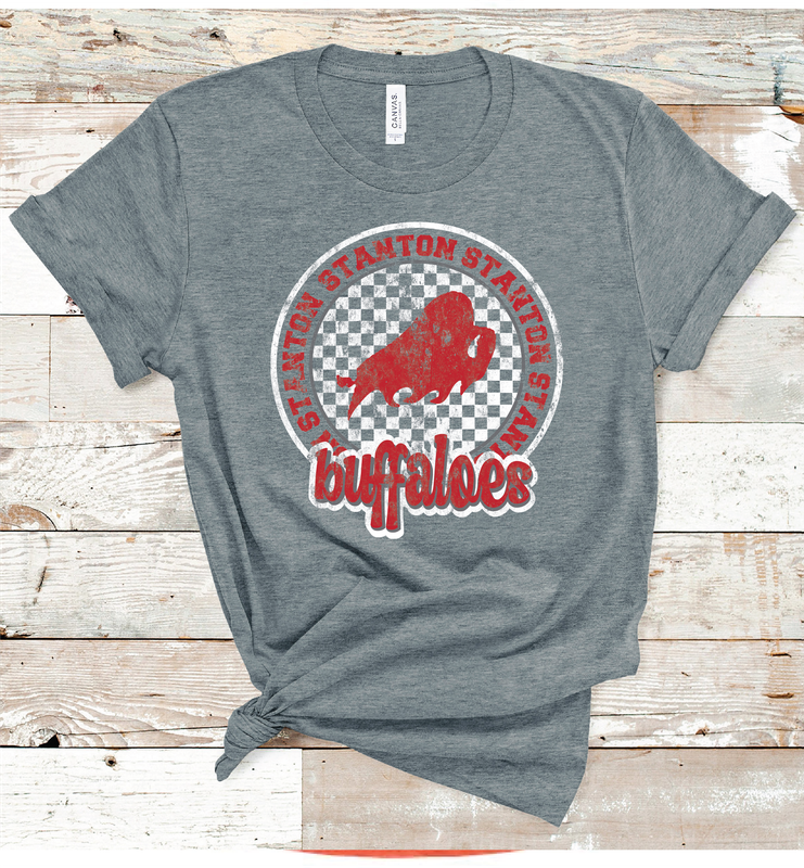2024 STANTON BUFFALOES CHECKERED CIRCLE ( DARK GRAY)