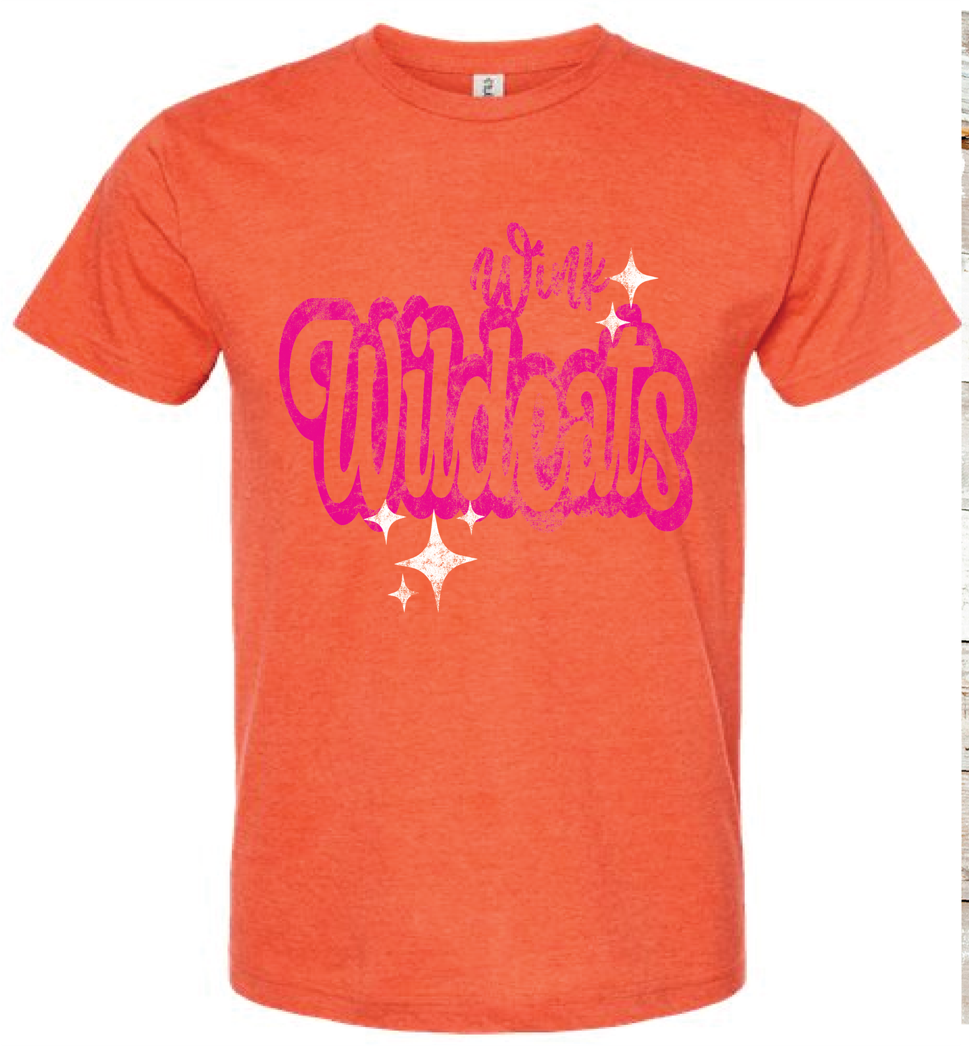 2024 WINK WILDCATS PINK WORDING ( HEATHER ORANGE)