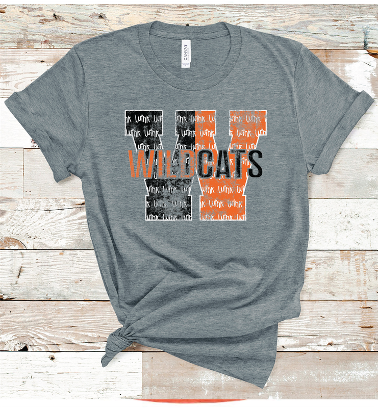 2024 WINK WILDCATS LETTER ( DARK GRAY)