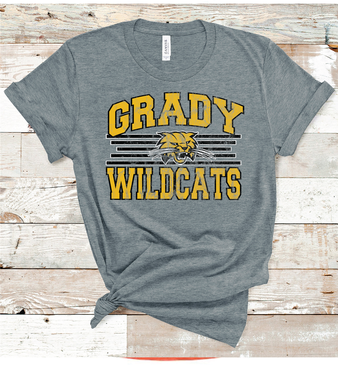 2024 GRADY WILDCATS OLD SCHOOL ( DARK GRAY)