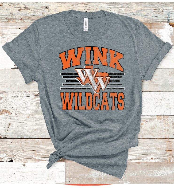 2024 WINK WILDCATS OLD SCHOOL ( DARK GRAY)