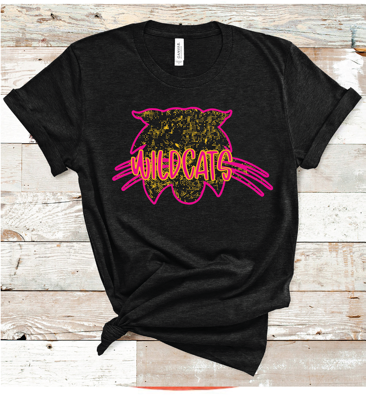 2024 GRADY WILDCATS PINK MASCOT ( HEATHER BLK)