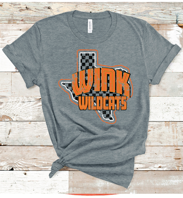 2024 WINK WILDCATS DOUBLE TEXAS ( DARK GRAY)