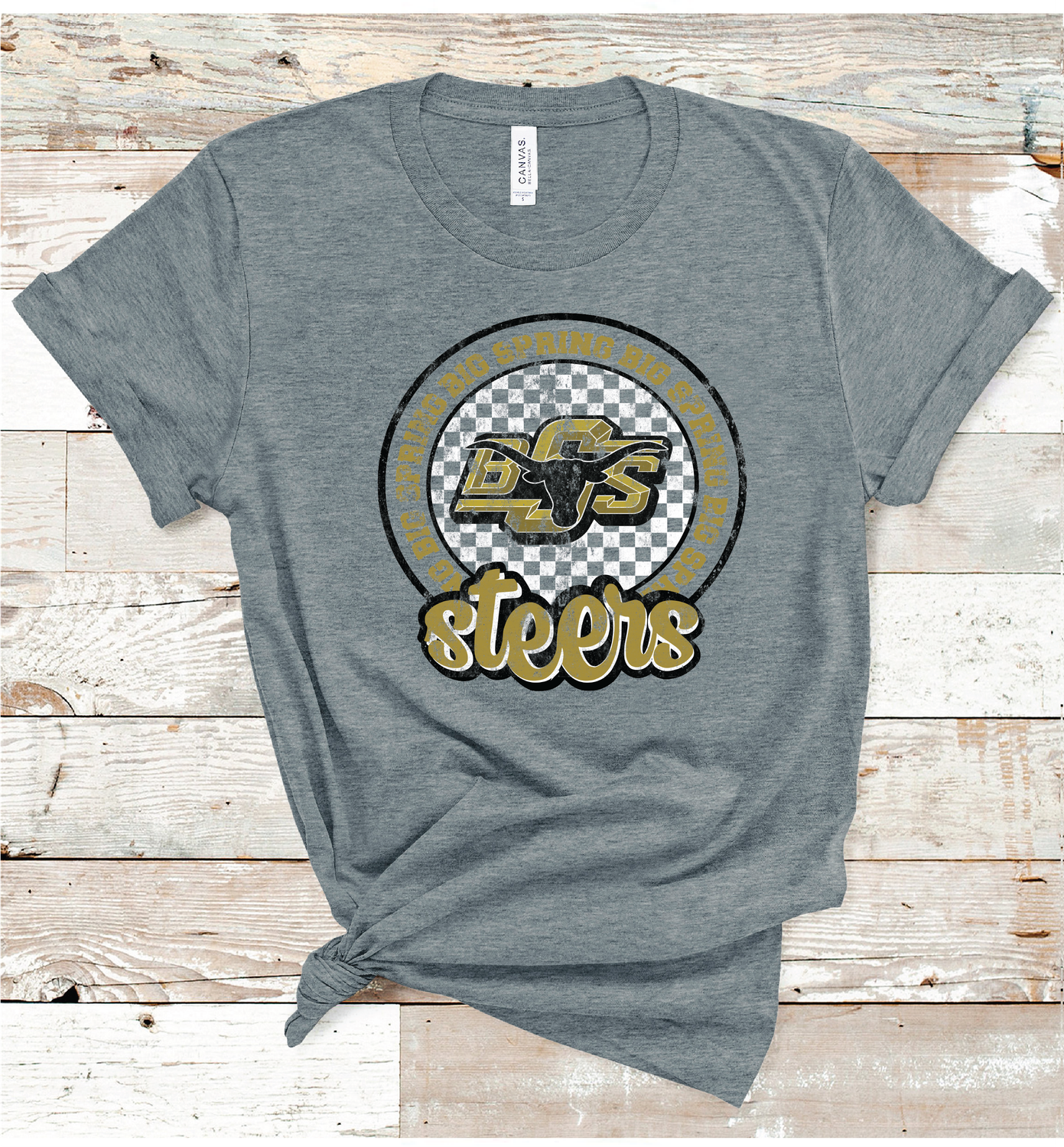 2024 BIG SPRING CHECKERED CIRCLE (DARK GRAY)