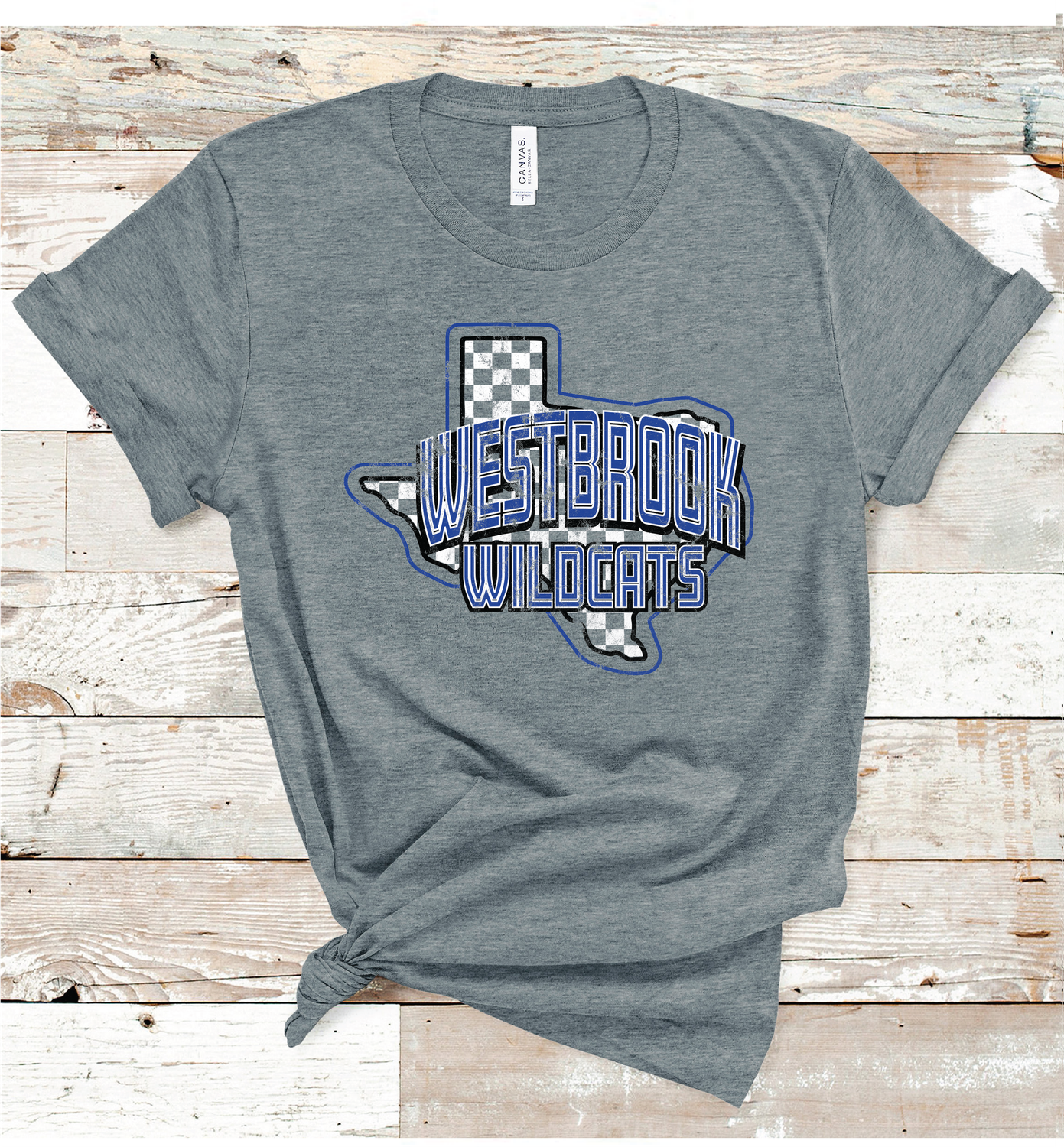 2024 WESTBROOK WILDCATS DBL TEXAS (DARK GRAY)