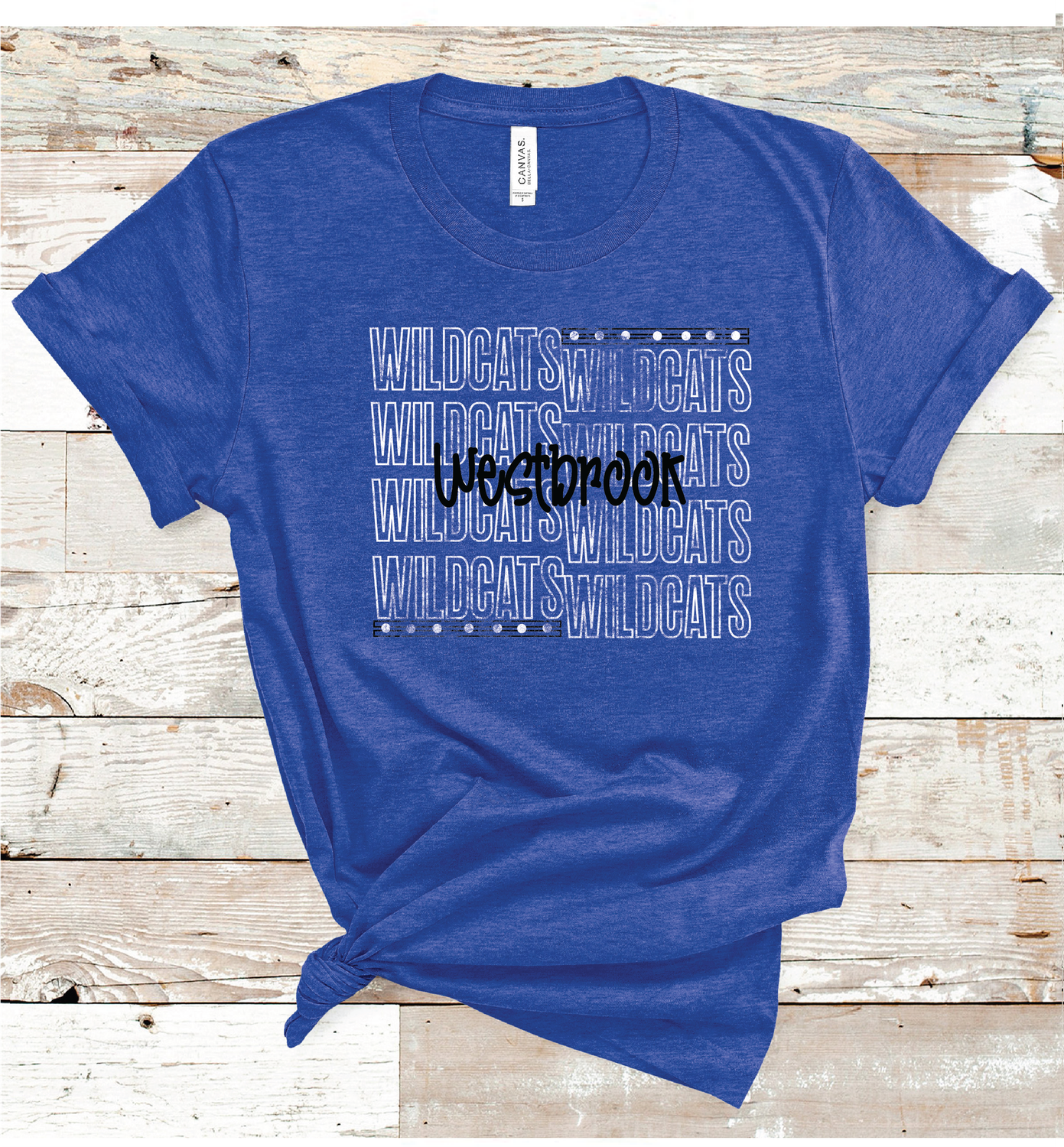 2024 WESTBROOK WILDCATS OUTLINE (HEATHER BLUE)