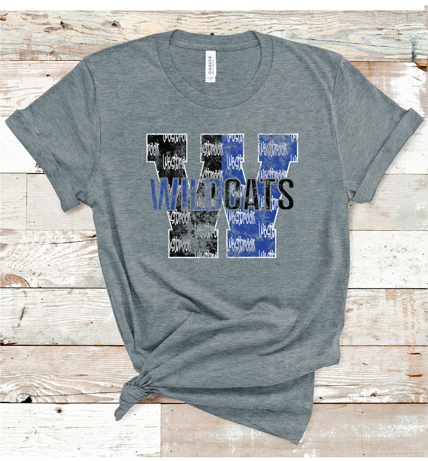 2024 WESTBROOK WILDCATS LETTER (DARK GRAY)