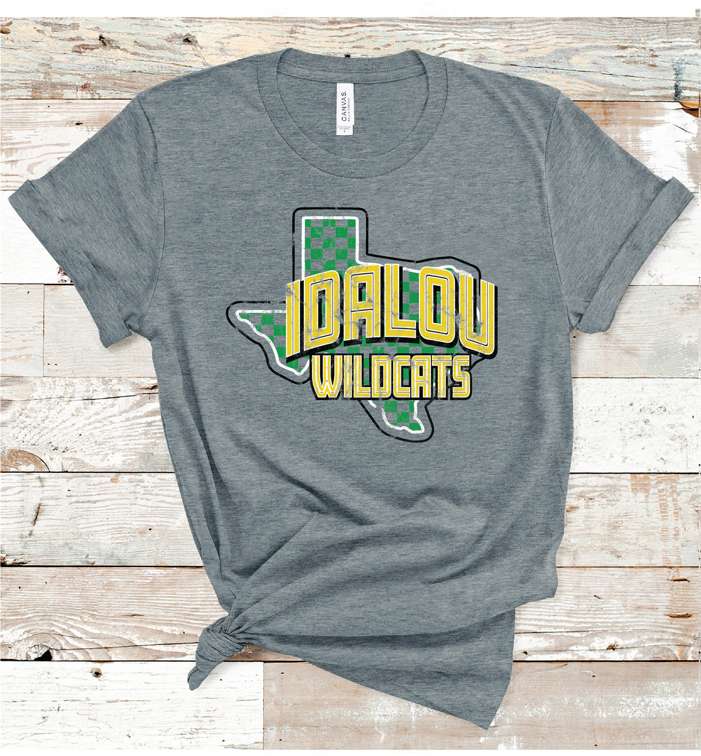 2024 IDALOU WILDCATS DBL TEXAS (DARK GRAY)