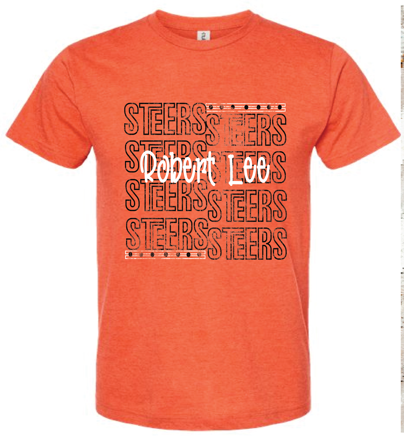 2024 ROBERT LEE STEERS OUTLINE  (HEATHER ORANGE)