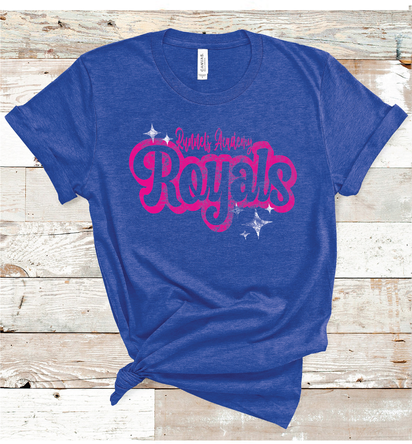 2024 RUNNELS ACADEMY ROYALS PINK WORDING (HEATHER BLUE)