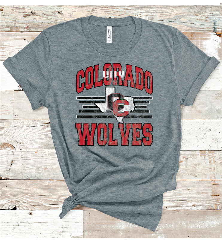 2024 COLORADO CITY  WOLVES OLD SCHOOL (DARK GRAY)