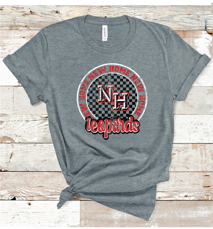 2024 NEW HOME CHECKERED CIRCLE (DARK GRAY)