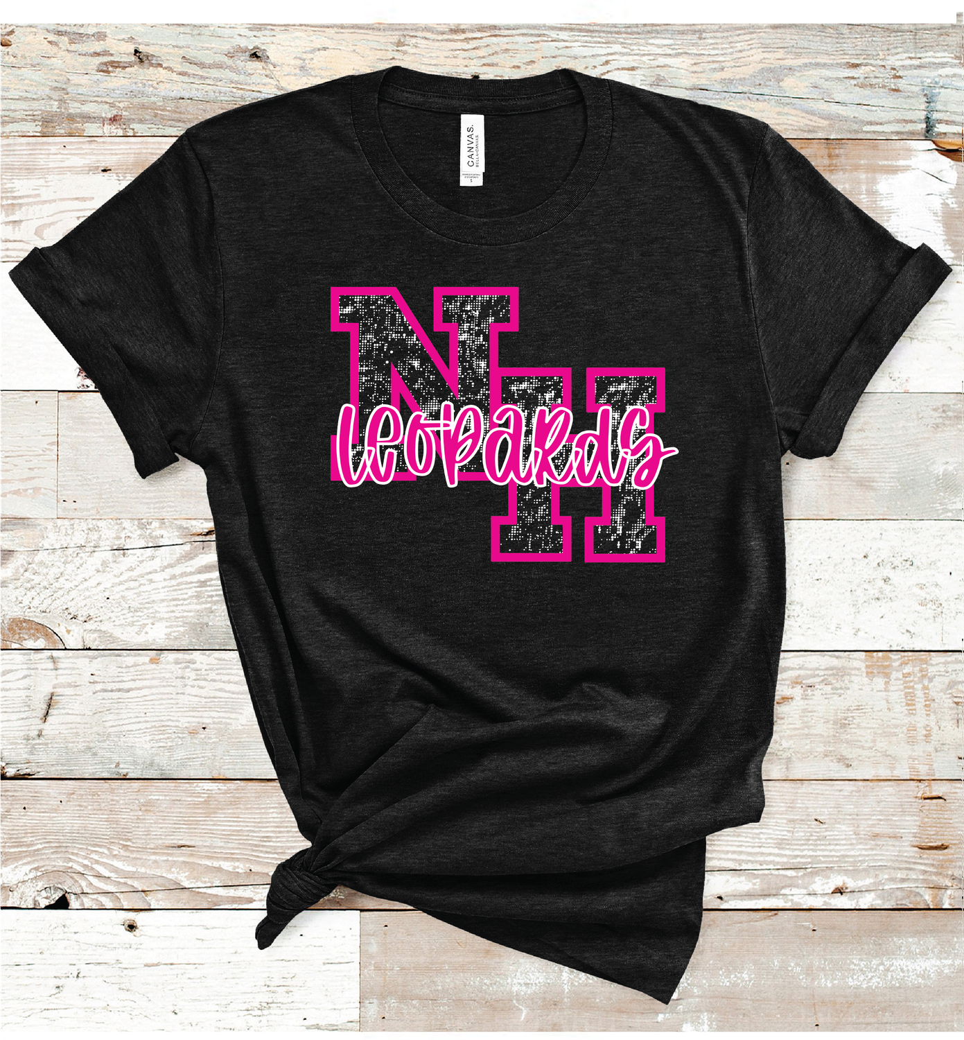 2024 NEW HOME LEOPARDS PINK MASCOT (HEATHER BLK)