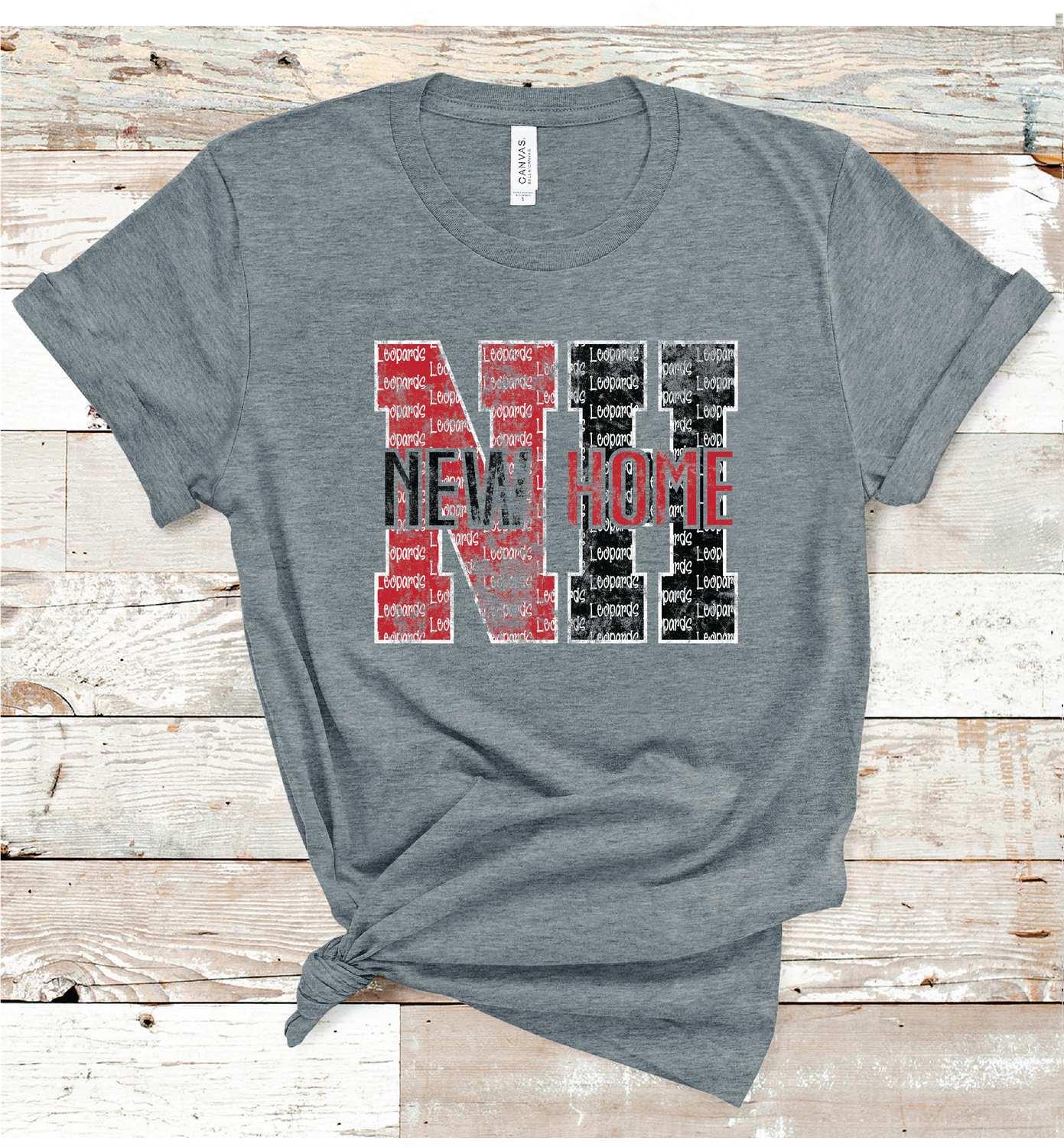 2024 NEW HOME LEOPARDS LETTER (DARK GRAY)