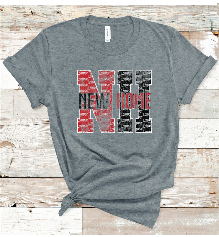 2024 NEW HOME LEOPARDS LETTER (DARK GRAY)