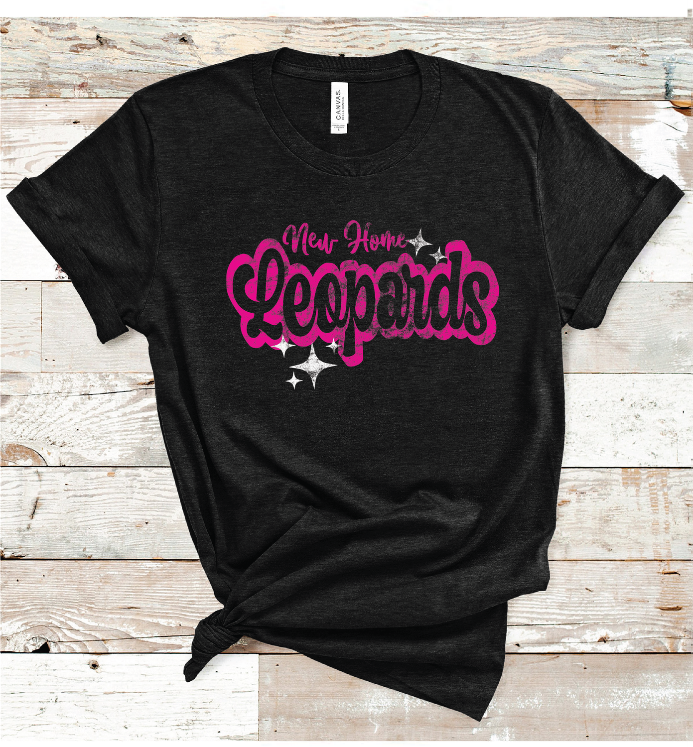 2024 NEW HOME LEOPARDS PINK WORDING (HEATHER BLK)